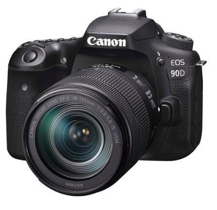 Canon EOS 90D DSLR Camera with 18-135mm Lens