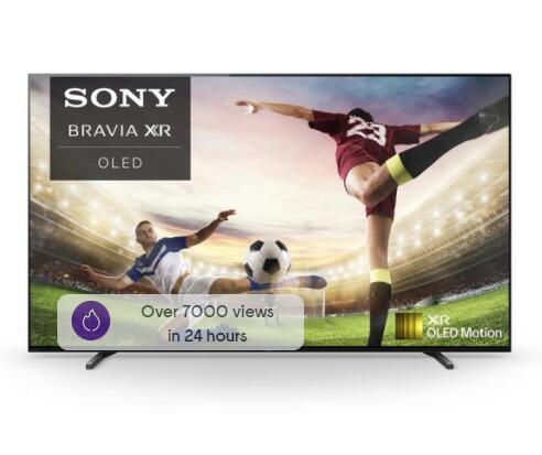 SONY BRAVIA XR55A80JU 55" Smart 4K Ultra HD HDR OLED TV